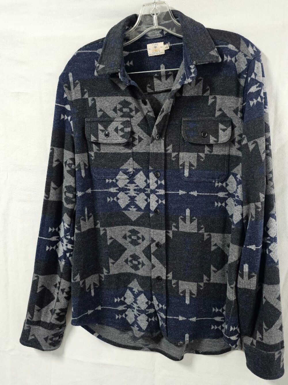 Faherty TVHC Legend Sweater Shirt Thunder Voice Hat M Aztec Southwestern